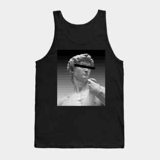 Censored Aesthetic Greek Bust | Vaporwave Tank Top